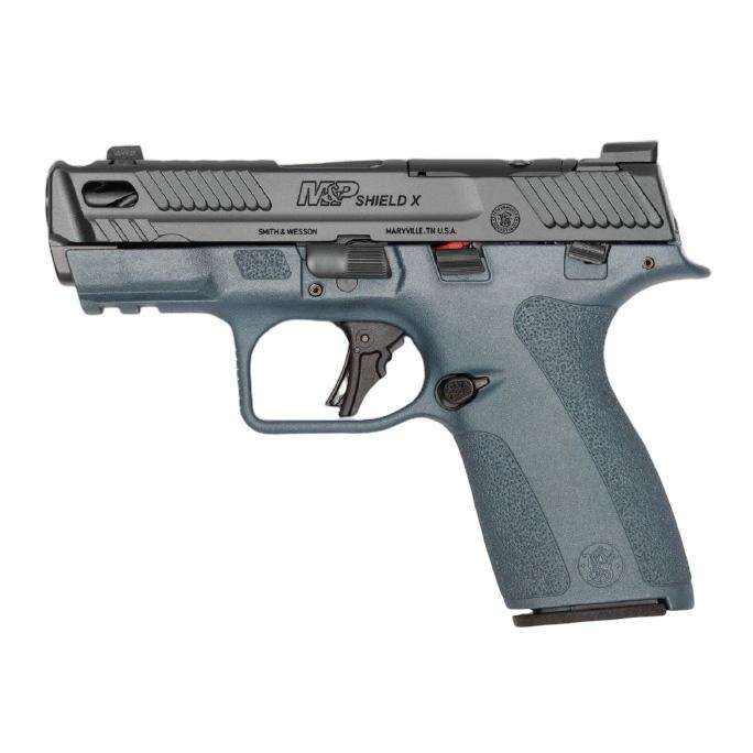 Handguns Smith&Wesson Ready Series 9mm S&W Performance Center SHIELD X CARRY COMP 9MM 3.6in TS Blue Titan 13/15rnd